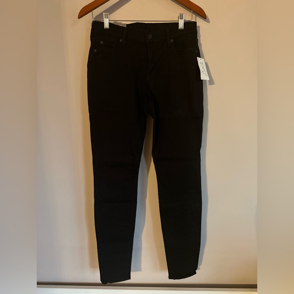 7 For All Mankind The Skinny Second Skin Legging Jeans Black AU0150828 Mens 27